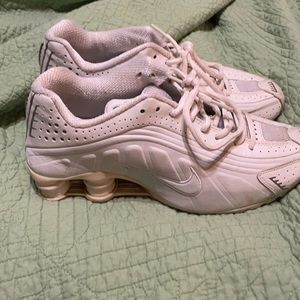 Rare custom made white Nike Shox